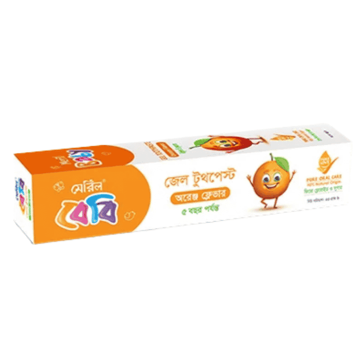 Meril Baby Gel Toothpaste (Orange)